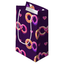 Bolsa De Regalo Pequeña Infinidad romántica y corazón