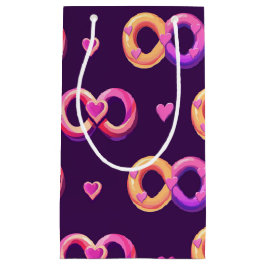 Bolsa De Regalo Pequeña Infinidad romántica y corazón