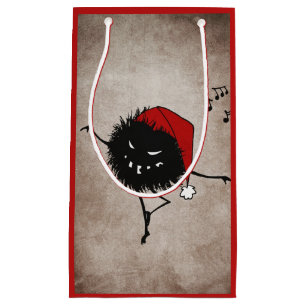 Bolsa De Regalo Pequeña Insecto malvado oscuro del navidad