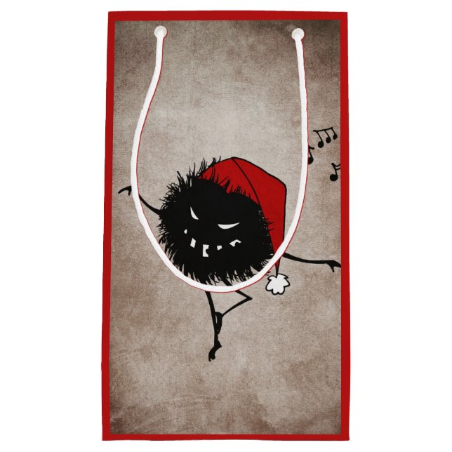 Bolsa De Regalo Pequeña Insecto malvado oscuro del navidad (Anverso)