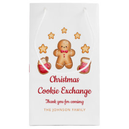 Bolsa De Regalo Pequeña Intercambio de Galletas de Navidad Hombre de Jengi
