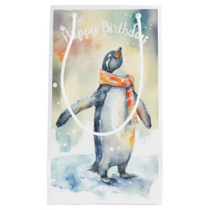 Bolsa De Regalo Pequeña Invierno vibes Penguin - Fiesta de cumpleaños -