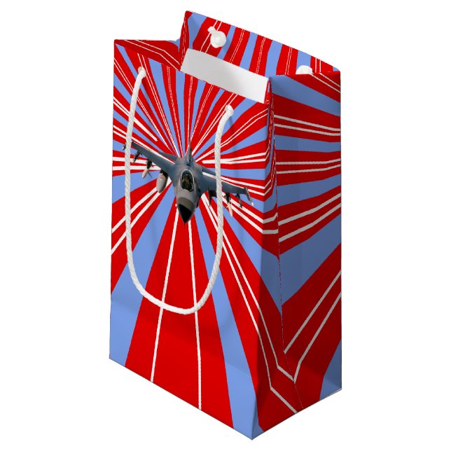 Bolsa De Regalo Pequeña Jet de combate (Angulo Anverso)