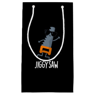 Bolsa De Regalo Pequeña Jiggy Saw Funny Dancing Tool Pun Dark BG