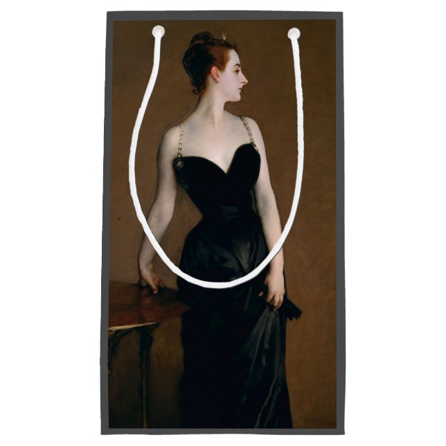 Bolsa De Regalo Pequeña John Singer Sargent Madame X Classic Retrato (Anverso)