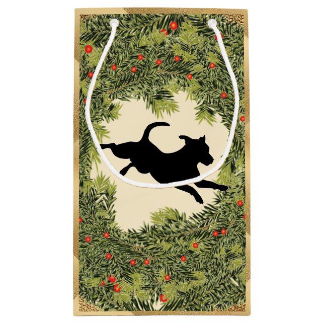 Bolsa De Regalo Pequeña JRT Wreath (Reverso)