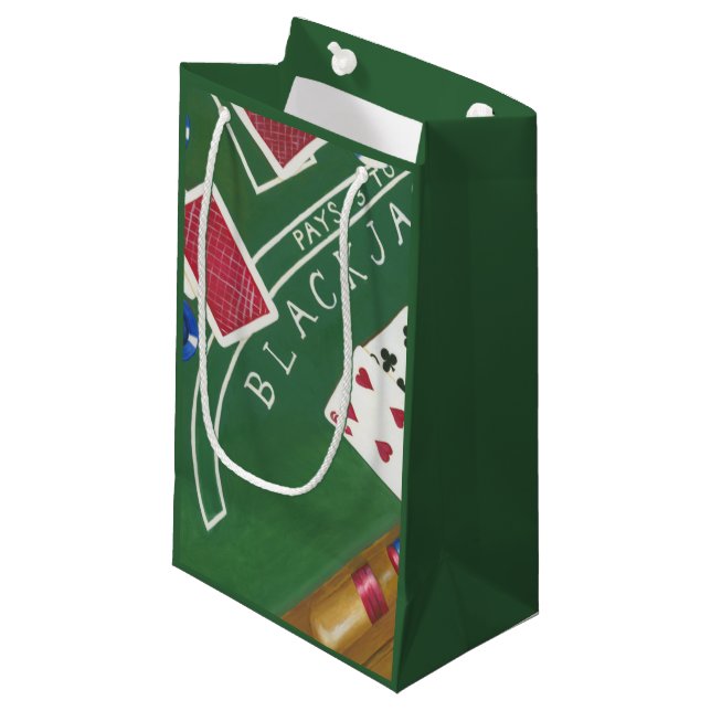 Bolsa De Regalo Pequeña Juego de Blackjack con chuletas de Chariklia Zarri (Angulo Anverso)