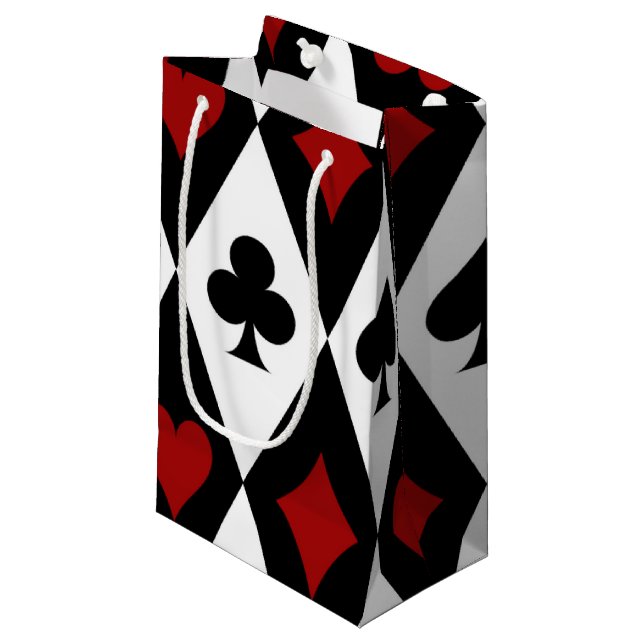 Bolsa De Regalo Pequeña Jugador de apuestas Blackjack Card Casino Las Vega (Angulo Anverso)