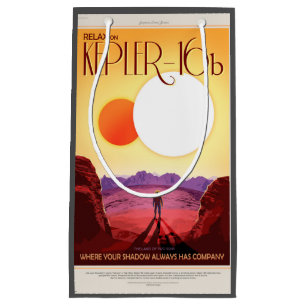 Bolsa De Regalo Pequeña Kepler Space Travel Destination Planet Adventure