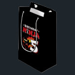 Bolsa De Regalo Pequeña Kids Ninja Birthday Party Gift - 5 Year Old<br><div class="desc">This Birthday Ninja 5 design features the Ninjutsu Japanese symbol,  a half-tone comic style background,  and a cartoon ninja karate kick graphic that your 5 year old birthday ninja boy or girl will LOVE!</div>