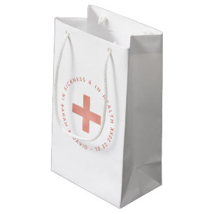 Bolsa De Regalo Pequeña Kit de resaca en la salud y en la enfermedad Rosa