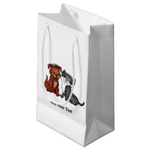Bolsa De Regalo Pequeña Kitty y Puppy