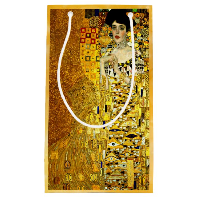 Bolsa De Regalo Pequeña Klimt - Retrato de Adele Bloch-Bauer (Anverso)