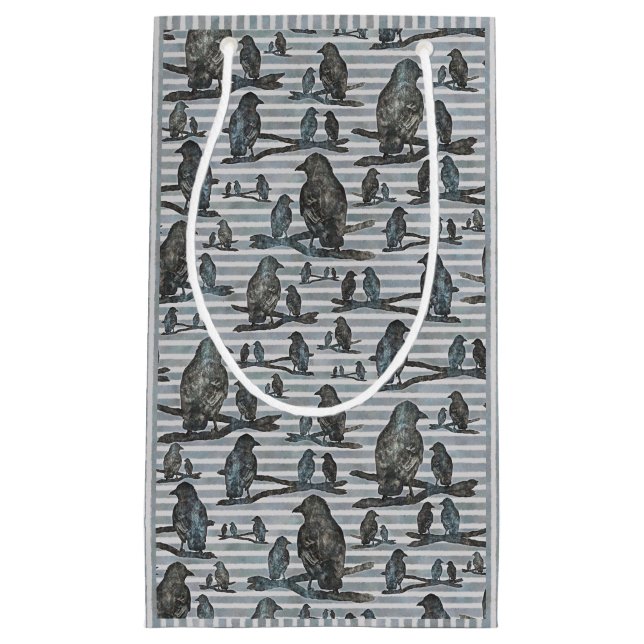 Bolsa De Regalo Pequeña Krähen Raben Crows Geschenk Tüte Party (Anverso)