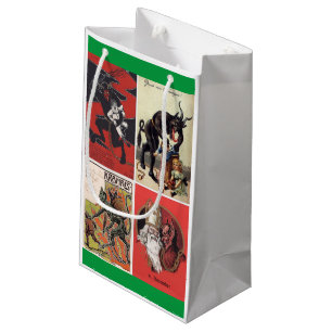 Bolsa De Regalo Pequeña ¡Krampus está viniendo! Bolso del regalo de las