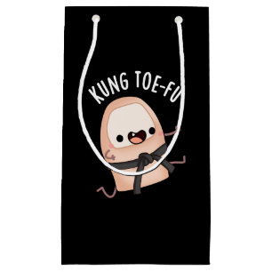 Bolsa De Regalo Pequeña Kung Toe-fu Funny Big Toe Pun Dark BG