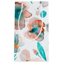 Bolsa De Regalo Pequeña La acuarela florece el trullo floral