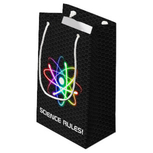 Bolsa De Regalo Pequeña La CIENCIA GOBIERNA símbolo del átomo del empoll