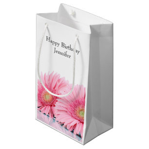 Bolsa De Regalo Pequeña La elegante fotografía de Gerbera Rosa Daisies