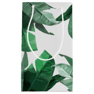 Bolsa De Regalo Pequeña La impresión tropical de la palma sale del bolso
