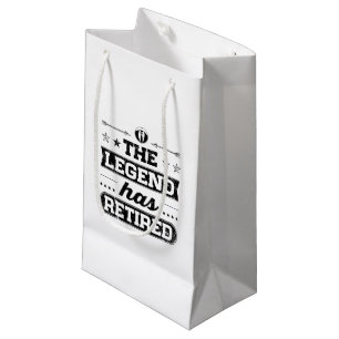 Bolsa De Regalo Pequeña La leyenda se ha retirado