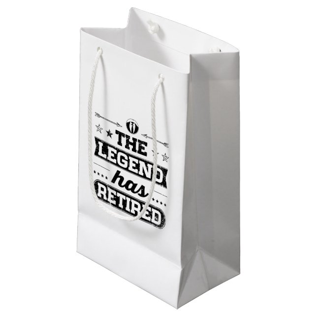 Bolsa De Regalo Pequeña La leyenda se ha retirado (Angulo Anverso)