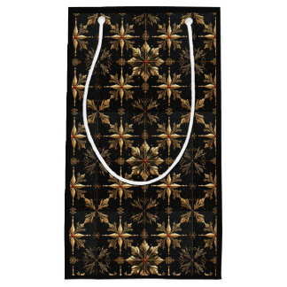 Bolsa De Regalo Pequeña La Navidad Elegante - Negro