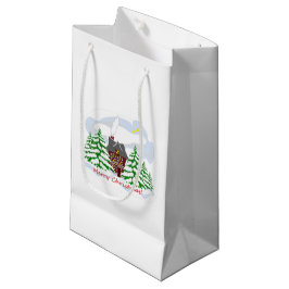Bolsa De Regalo Pequeña La Navidad llega a la casa familiar