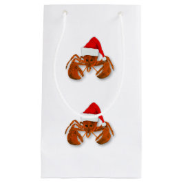 Bolsa De Regalo Pequeña Langosta Santa Claus Marítimo