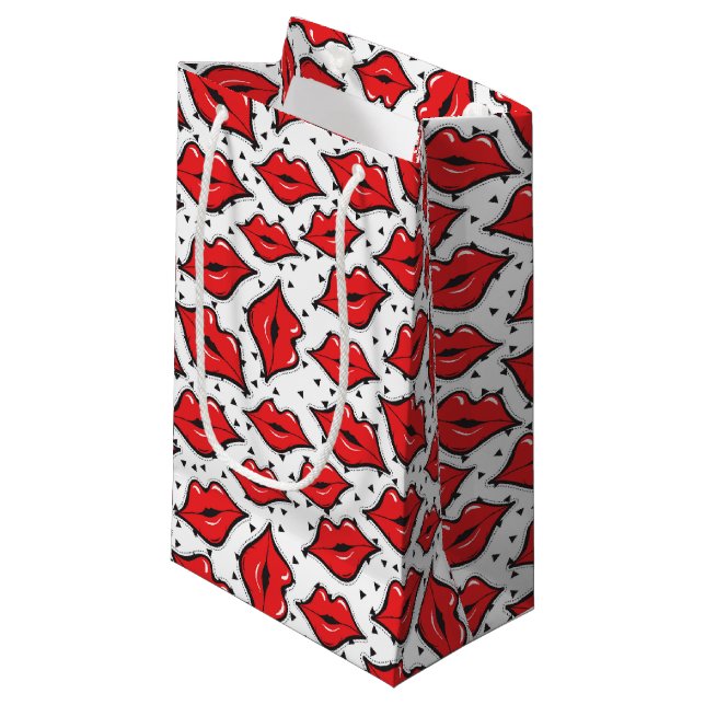 Bolsa De Regalo Pequeña Lápiz labial del beso de los labios y distribuidor (Angulo Anverso)