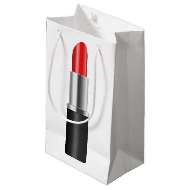 Bolsa De Regalo Pequeña Lápiz labial rojo (Angulo Anverso)