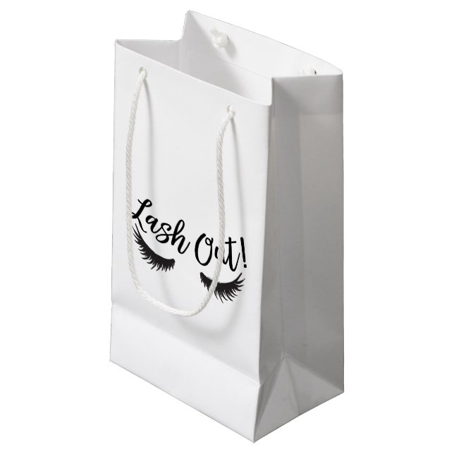 Bolsa De Regalo Pequeña Lash Out Eyelash Lash Salon Makeup Artista (Angulo Anverso)