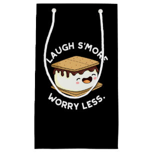 Bolsa De Regalo Pequeña Laugh Smore Preocupación Menos Graciosa Smore Pun