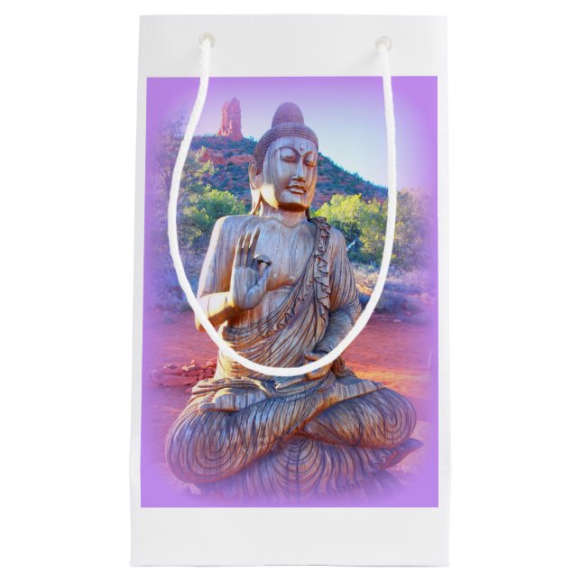 Bolsa De Regalo Pequeña lavender aura buddha (Anverso)