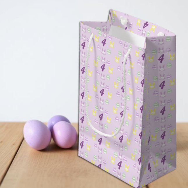 Bolsa De Regalo Pequeña Lavender Easter 4º cumpleaños (Subido por el creador)