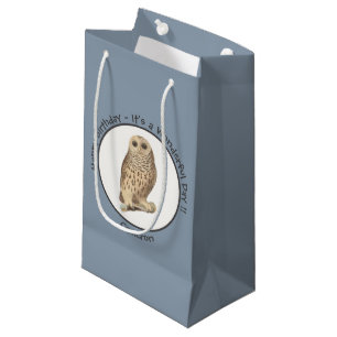 Bolsa De Regalo Pequeña Lechuza prohibida - Cumpleaños u otro evento temát