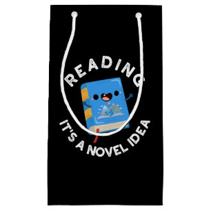 Bolsa De Regalo Pequeña Leer es una novela ideología divertida libro Pun D