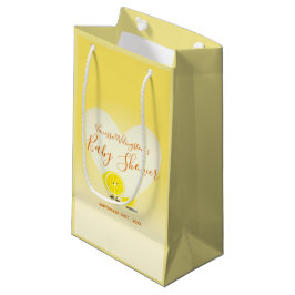 Bolsa De Regalo Pequeña Lemon y limón Slice Baby Shower Corazón Amarillo