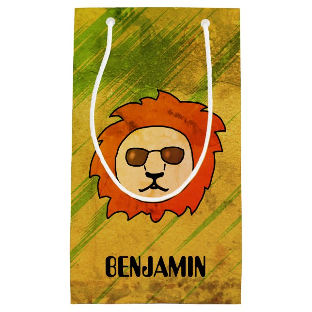 Bolsa De Regalo Pequeña León con Guay gafas de sol (Anverso)