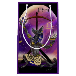 Bolsa De Regalo Pequeña Libra Zodiac Art