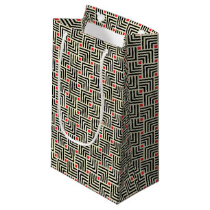 Bolsa De Regalo Pequeña Líneas geométricas modelo