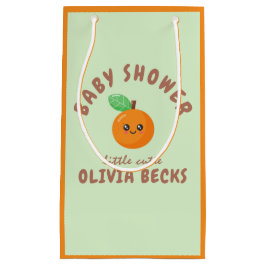 Bolsa De Regalo Pequeña Little Cutie Naranja Baby Shower