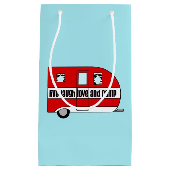 Bolsa De Regalo Pequeña Live, Laugh, Love and Camp (Anverso)