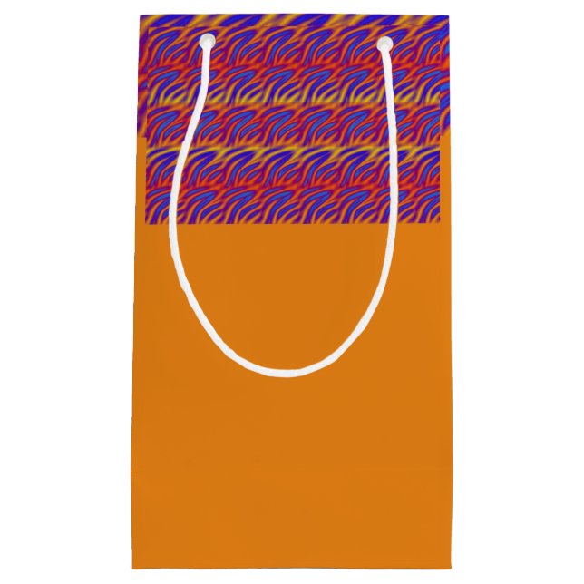 Bolsa De Regalo Pequeña Llamas azules (Anverso)