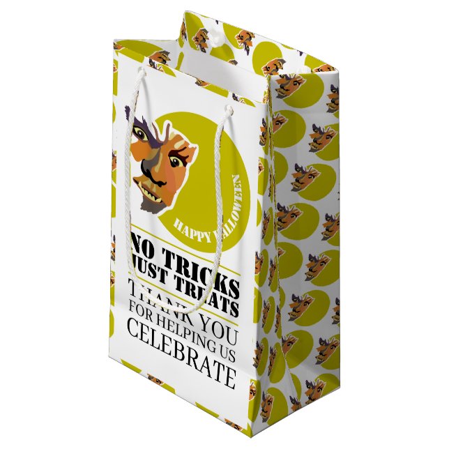 Bolsa De Regalo Pequeña Lobo lunar, fiesta de Halloween (Angulo Anverso)