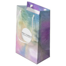 Logotipo comercial de marca de joyería acuarela a 