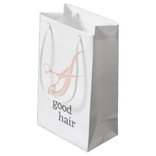 Bolsa De Regalo Pequeña Logotipo de buen cabello Simple Hair Stylist Color