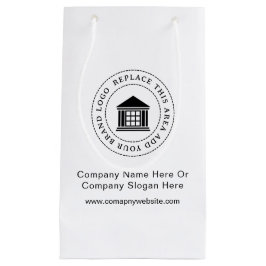 Bolsa De Regalo Pequeña Logotipo Empresarial Minimalista Personalizado Pro