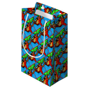 BOLSA DE REGALO PEQUEÑA LORO FIESTA