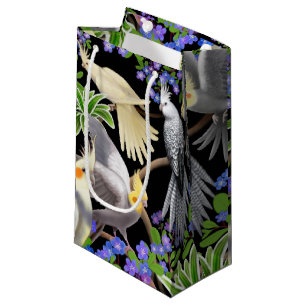 Bolsa De Regalo Pequeña Loros del Cockatiel en bolso del regalo de las